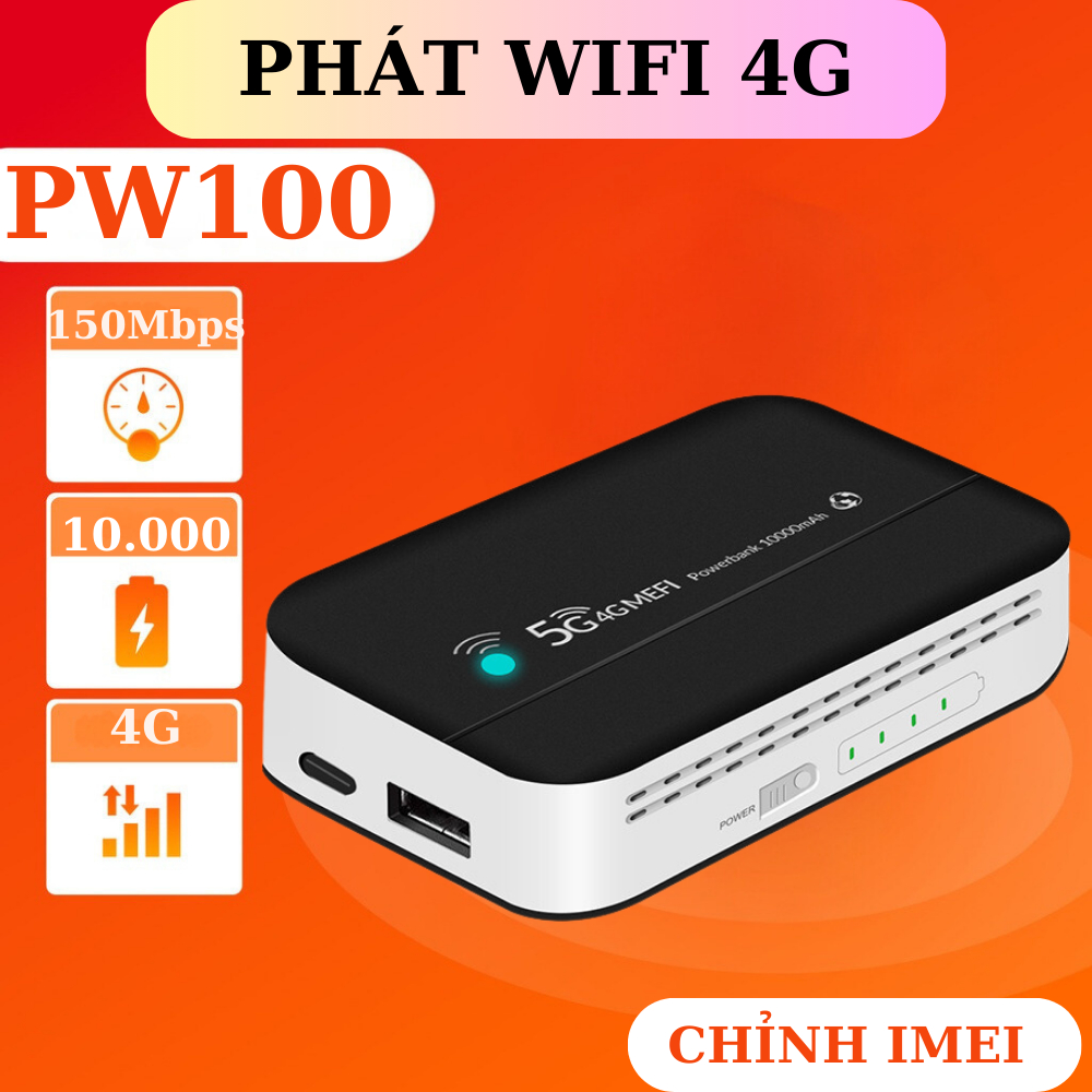 Bộ phát wifi từ sim 4G ZTE MF673 - PW 100 , MF905C PRO TỐC ĐỘ 150Mbs