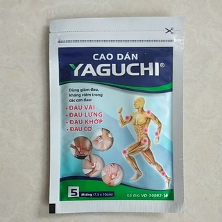 Gói 5 miếng cao dán thảo dược Ecosip - Yaguchi