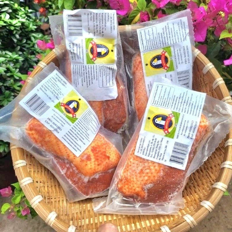 (4 miếng 900gr) LƯỜN NGỖNG HUN KHÓI NGA chuẩn ngon loại 1