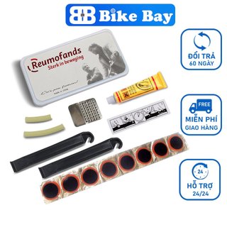 Vá săm xe đạp thể thao đầy đủ tiện lợi, Bộ dụng cụ bảo dưỡng vá săm xe đạp BikeBay