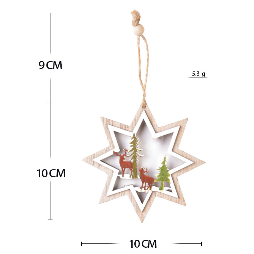 Bộ Phụ Kiện Gỗ Treo Trang Trí Cây Thông, Trang Trí Giáng Sinh, Noel Nhiều Mẫu - Trang Trí Nhà Cửa GatherHouse