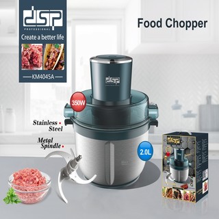 Máy xay thịt, rau củ quả nhãn hiệu dsp km4045 công suất 350w, dung tích 2l - hàng chính hãng