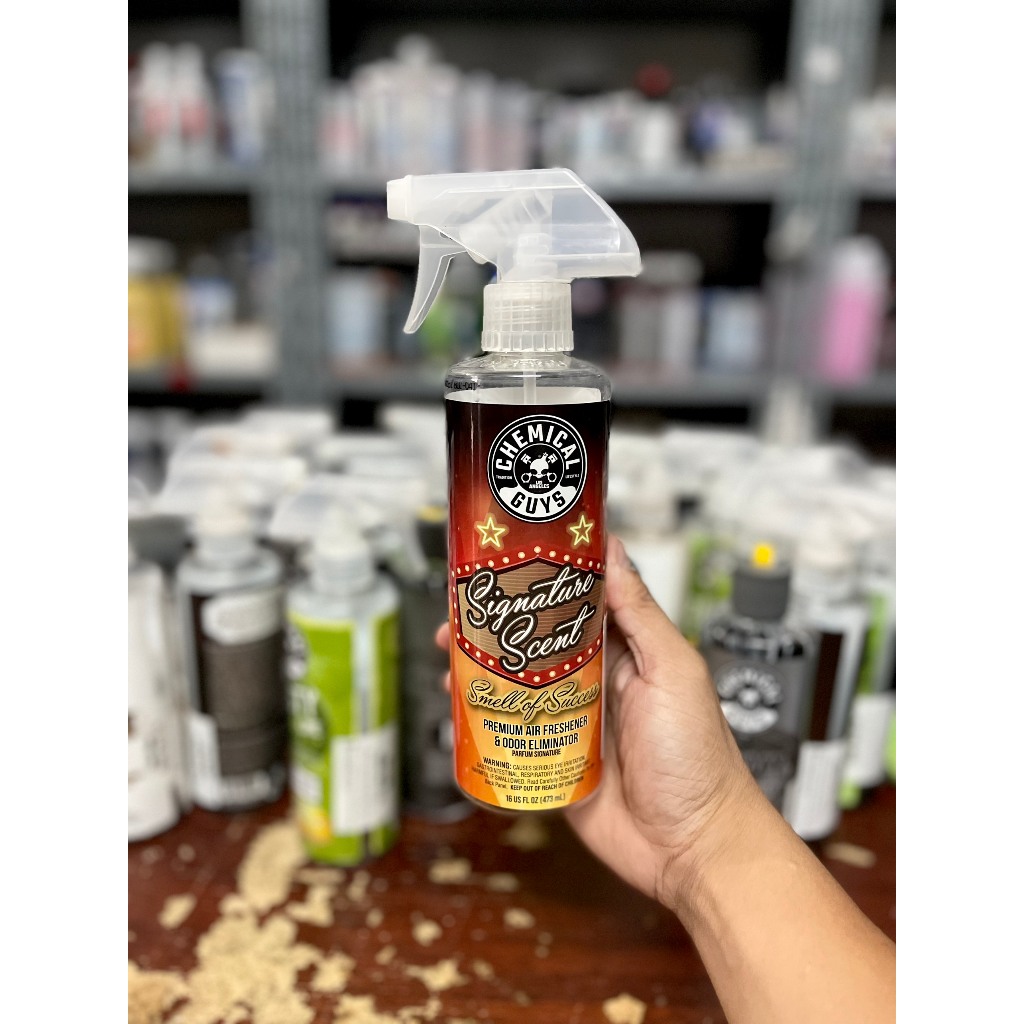 Vỏ chai nhựa cao cấp Chemical Guys kháng hóa chất 473ml vòi xịt sương tem mùi ngẫu nhiên và vòi nhỏ giọt