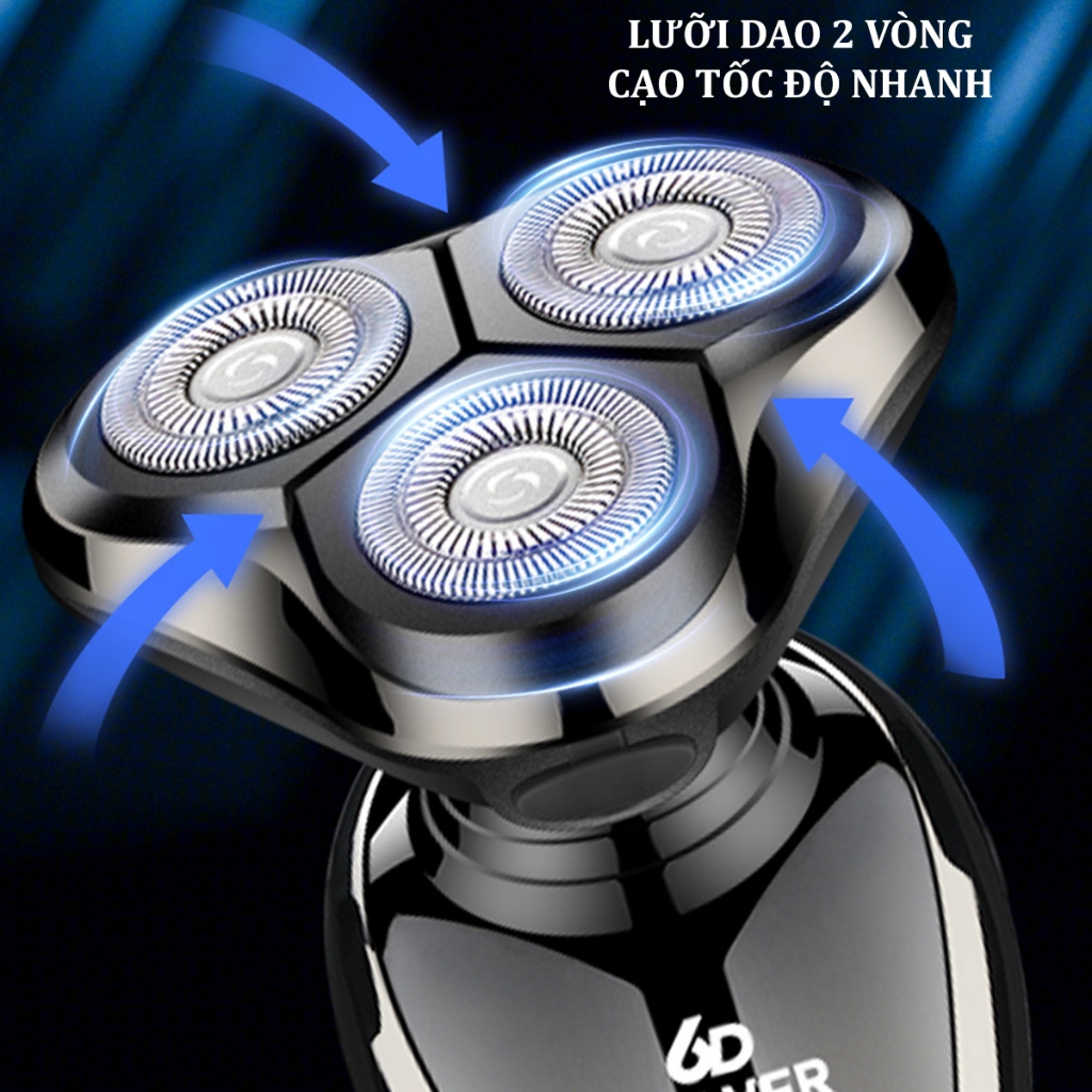 Máy cạo râu đa năng S1168 công suất 5W mạnh mẽ