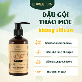 Dầu Gội Thảo Mộc MỘC HƯƠNG Chiết Xuất Nha Đam Dưỡng Ẩm, Giảm Rụng Tóc, Không Rít Bết