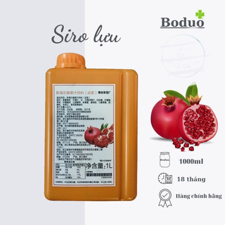 Siro lựu đỏ boduo 1l