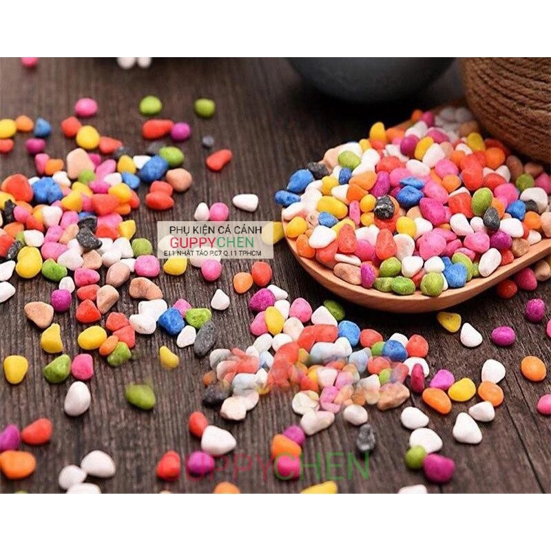 Sỏi Ngũ Sắc - Chuyên Dùng Trang Trí Bể Cá