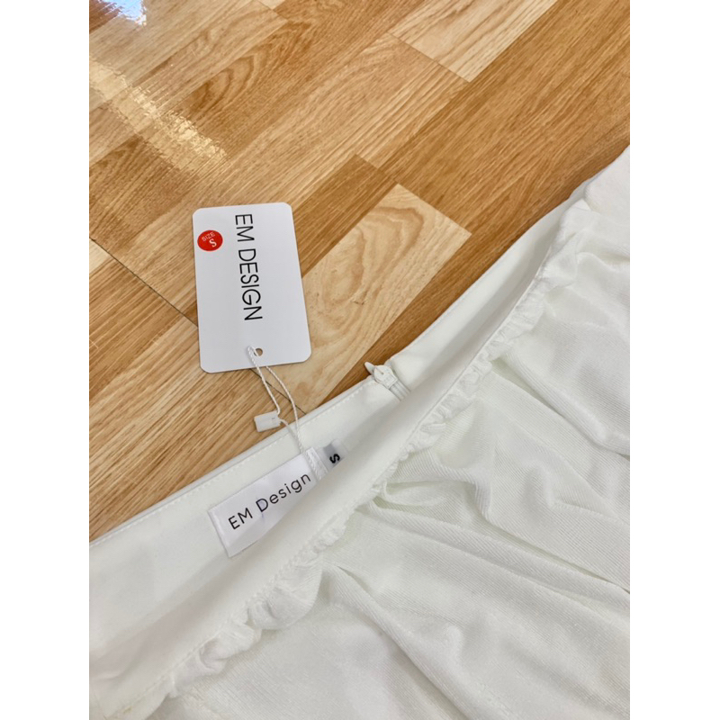 Đầm trễ vai dài tay thiết kế chất liệu umi silk co dãn mềm nhẹ thanh lịch sang chảnh