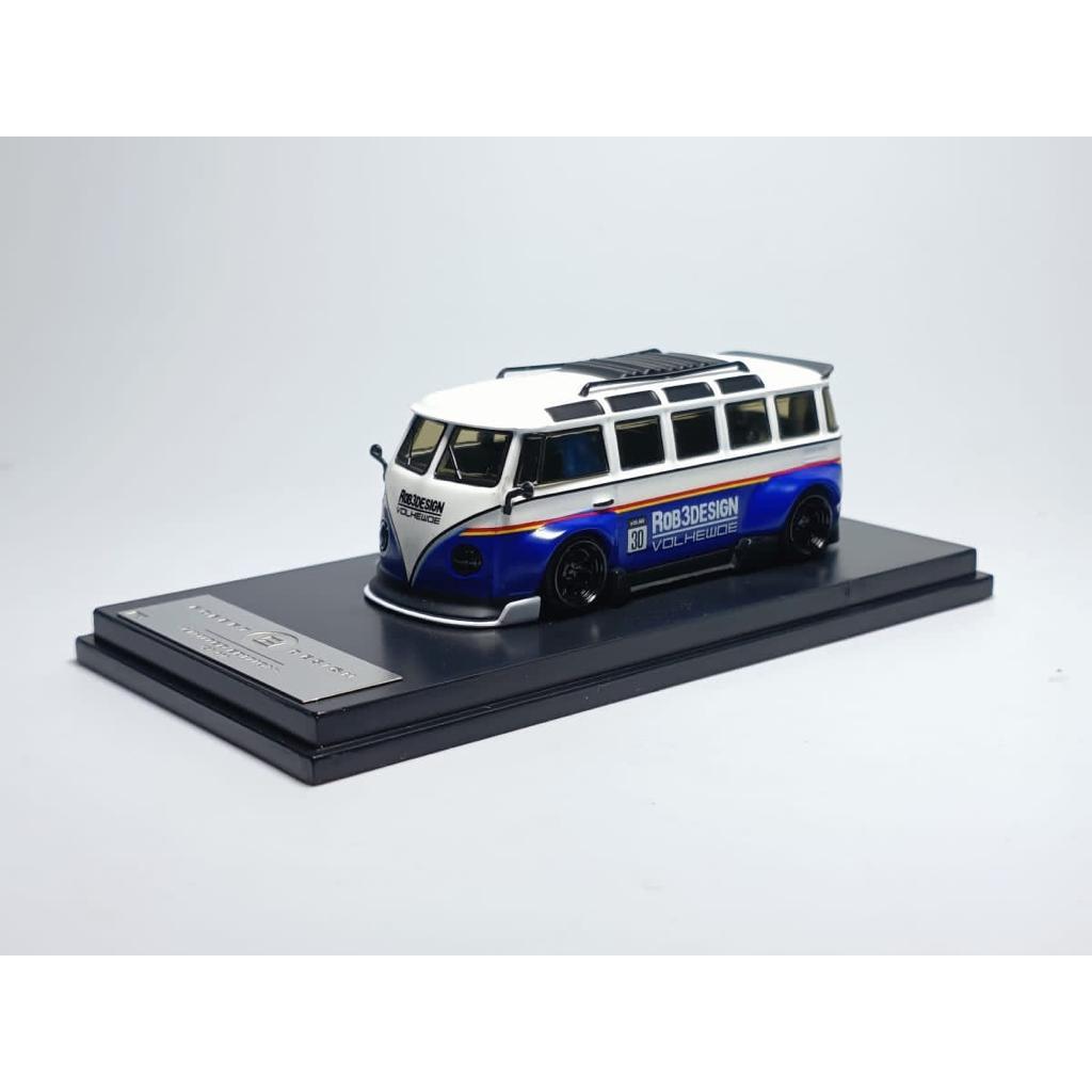 MÔ HÌNH 1:64 INSPIRE MODEL - Volkswagen T1 Kombi Rothmans 30# Livery, Robert Design Volkswide