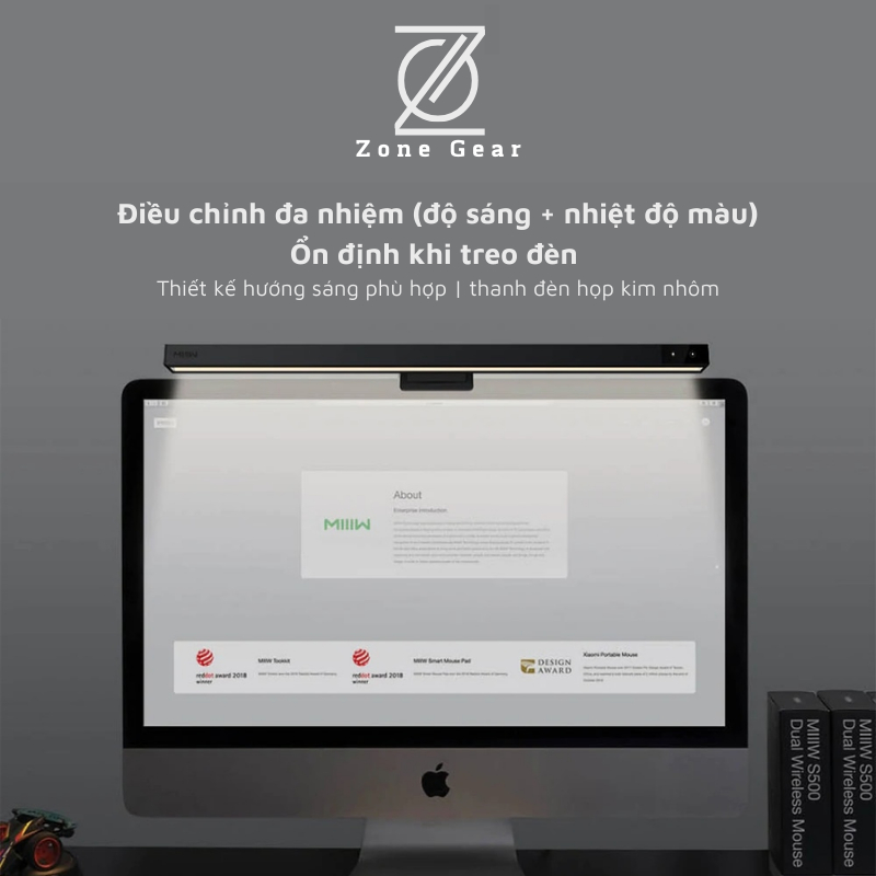 Đèn treo màn hình Ml - chống mỏi mắt - bảo vệ mắt khỏi ánh sáng xanh