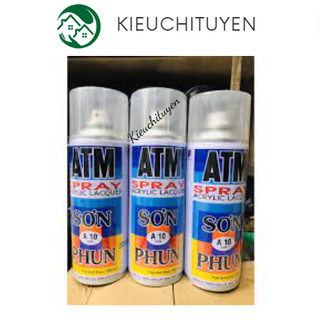 Sơn phun ATM, sơn xịt bóng không màu A10