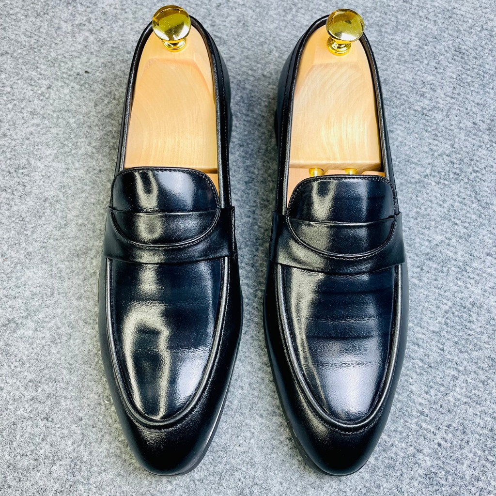 Giày Lười Nam Da Bò Kiểu Dáng Sang Trọng Lịch Sự Bảo Hành 24 Tháng Mã 27