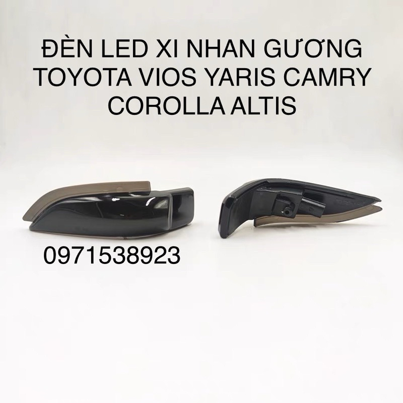 ĐÈN LED XI NHAN TRÊN GƯƠNG TOYOTA VIOS YARIS COROLLA ALTIS CAMRY 2013-2022 cao cấp