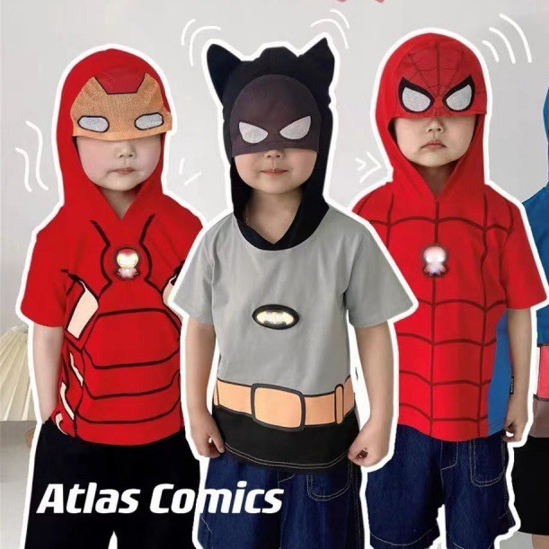 Bộ đồ áo hoá trang spiderman siêu nhân cho bé trai