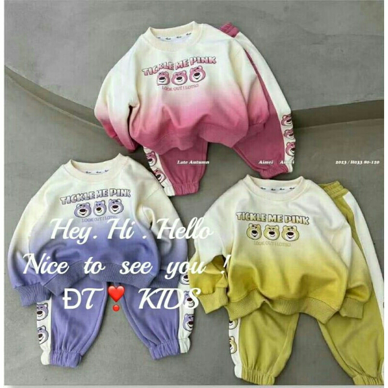 Bộ gấu dâu siêu đáng yêu