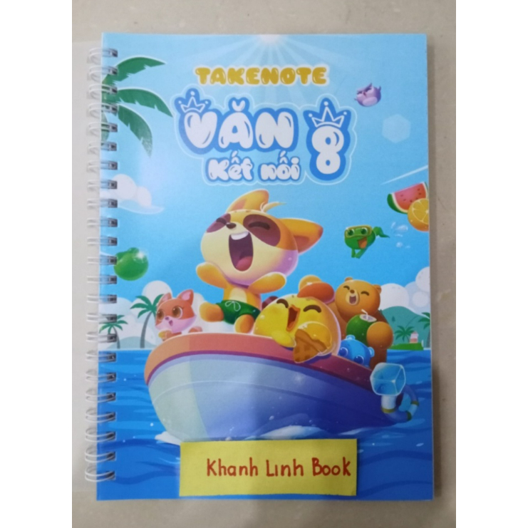 Sách - Combo takenote văn  + Toán + tiếng anh + sinh + vật lí + hóa lớp 8