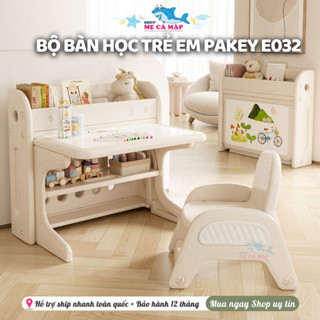 Bộ Bàn Ghế Cho Bé Đa Năng Chính Hãng Pakey, Bàn Học Trẻ Em Gấp Gọn Dày Dặn, Nhựa Nguyên Sinh Siêu Bền