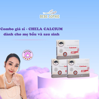 Combo Giá Sỉ - Chela Calcium D3 280mg bổ sung canxi cho mẹ bầu, mẹ sau sinh - 5 hộp