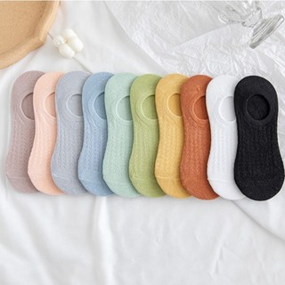 Set 5 đôi tất vớ nữ nửa bàn chân thoáng khí dễ thương chooah tnc085