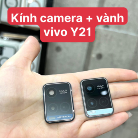 Kính camera + vành vivo Y21