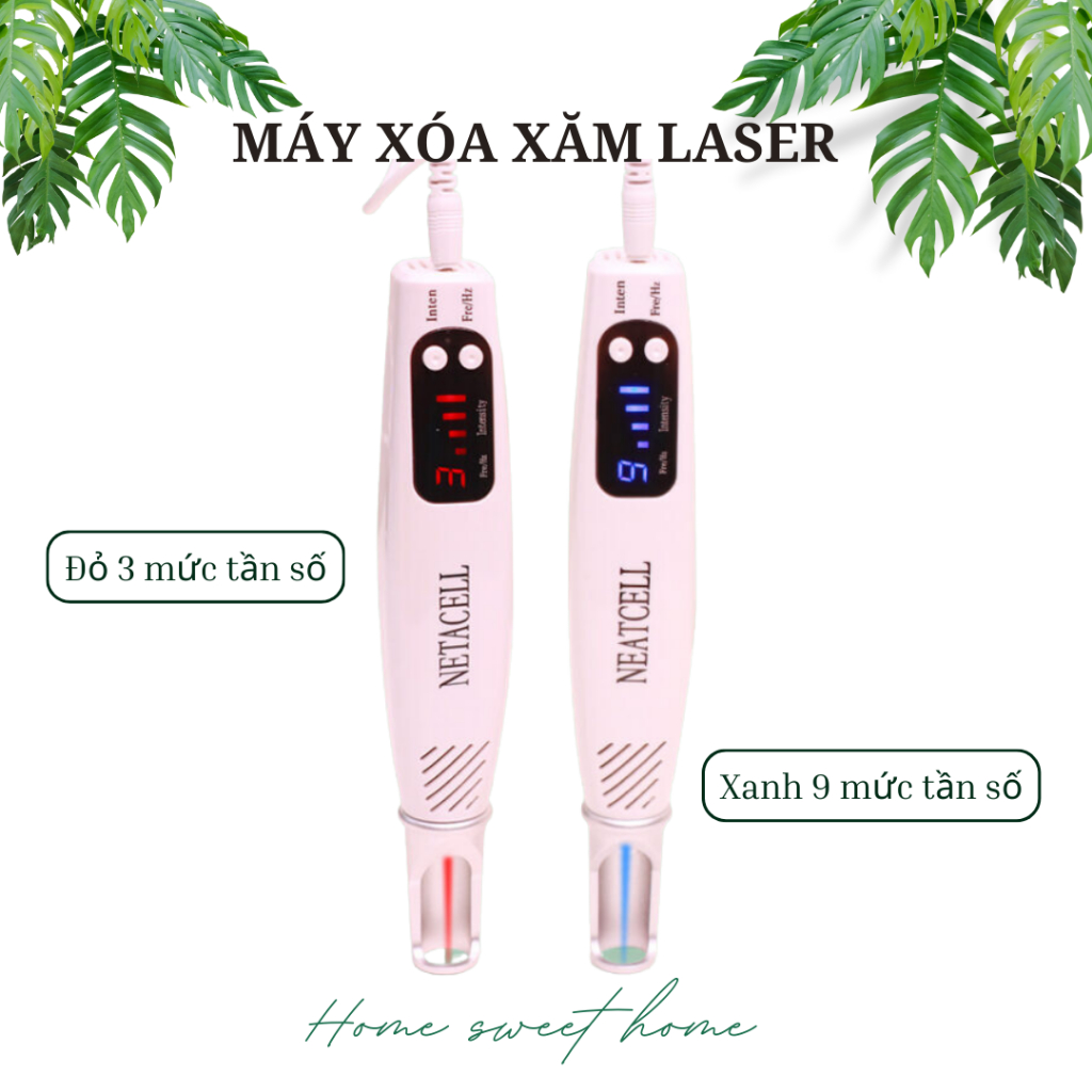 Máy Laser xoá hình xăm, tẩy nốt ruồi, xóa nám, tàn nhang, đổi mồi tại nhà( hỏa tốc HN)