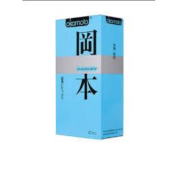 Bao cao su siêu mỏng siêu bôi trơn bcs Okamoto ôm sát Hộp 12c