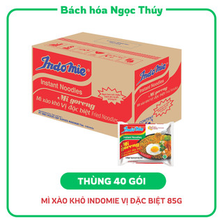 Thùng 40 Gói Mì Xào Khô Indomie Mi Goreng Fried Noodles Vị Đặc Biệt 85g
