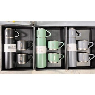 Bình Giữ Nhiệt Cao Cấp Gồm 2 Cốc INOX.( Dung tích 500ml)