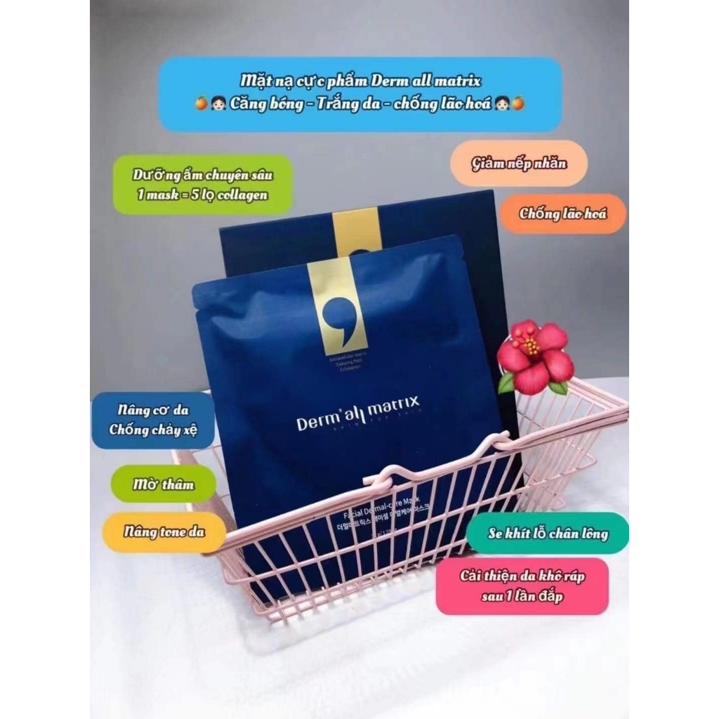 Mặt Nạ Thạch Dưỡng Da Derm All Matrix