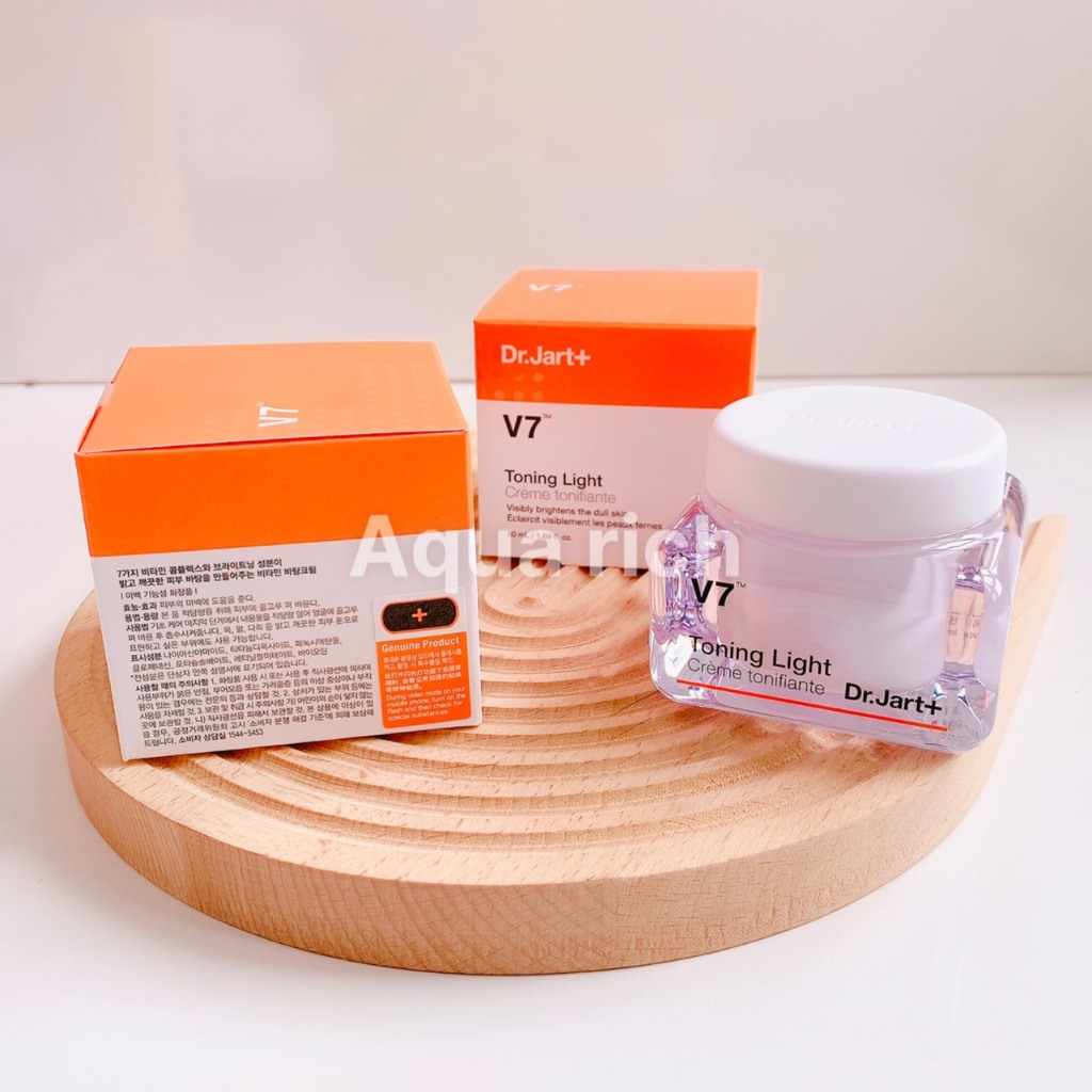 [Mẫu Mới] Kem Mặt V7 Toning Light Dr.Jart+ Mini Size 15ml - Kem Mặt V7 Pink Toning Dr.Jart Full size 50ml