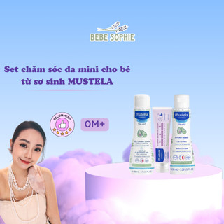 SET CHĂM SÓC DA MINI MUSTELA CHO BÉ TIỆN BỎ TÚI, DU LỊCH, ĐI SINH