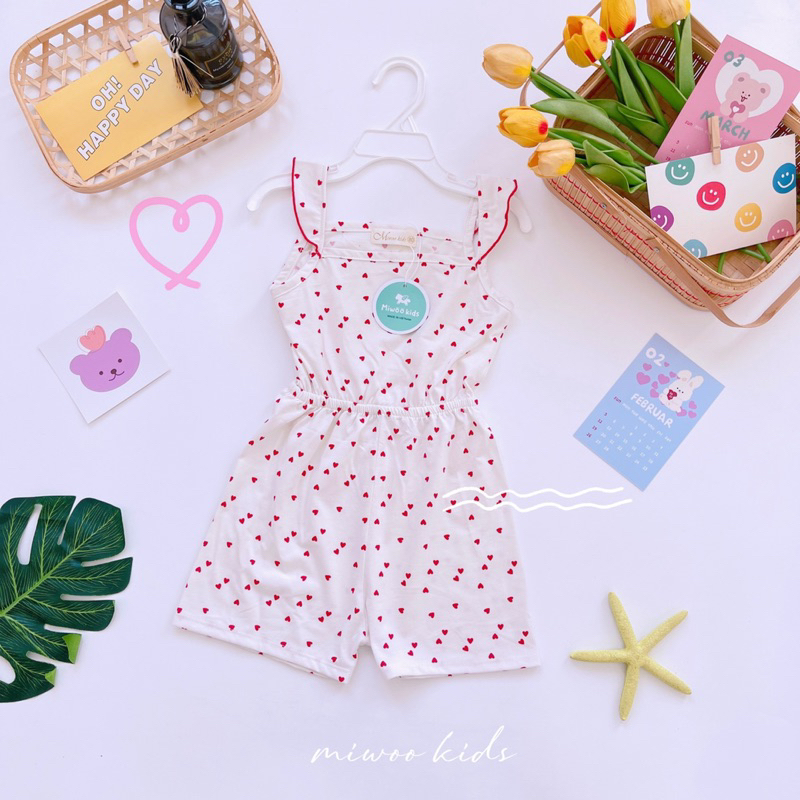 Bộ Jumpsuit ngắn cho bé