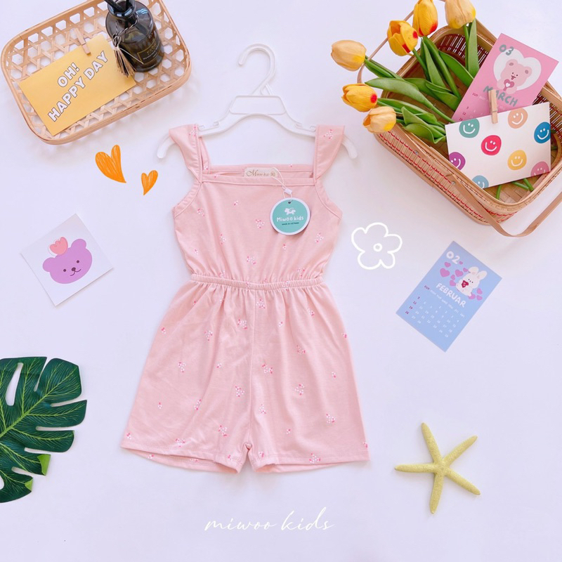 Bộ Jumpsuit ngắn cho bé