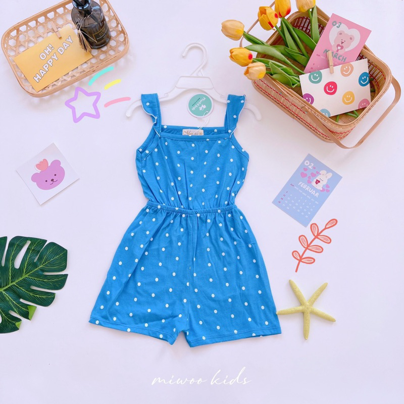 Bộ Jumpsuit ngắn cho bé