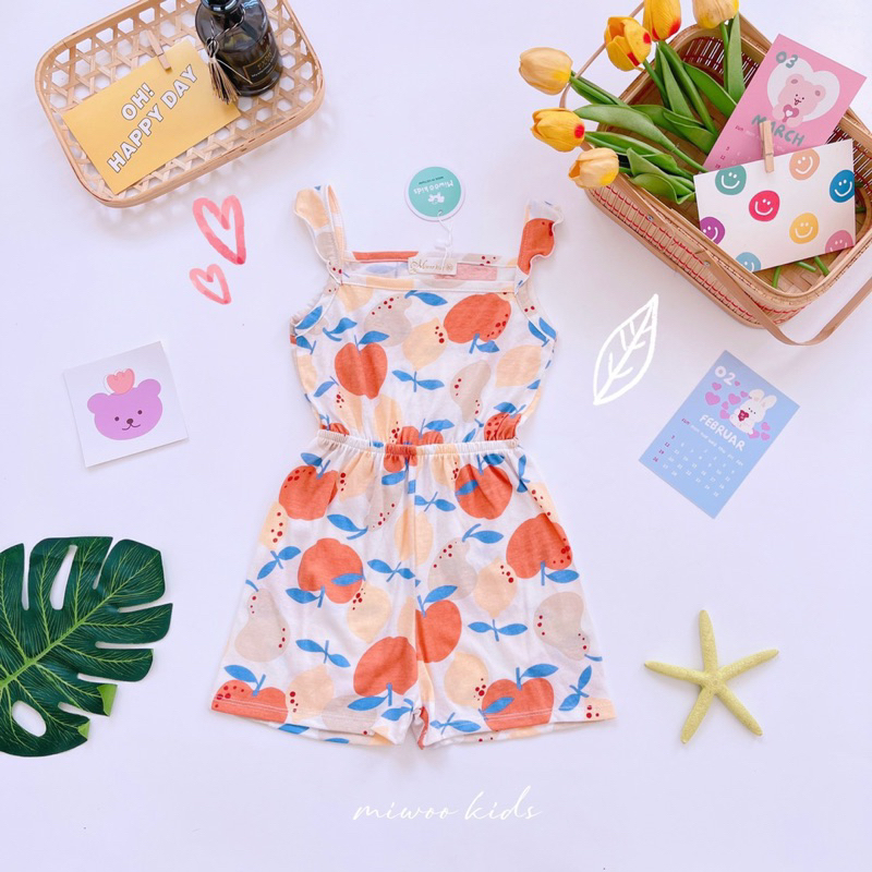 Bộ Jumpsuit ngắn cho bé
