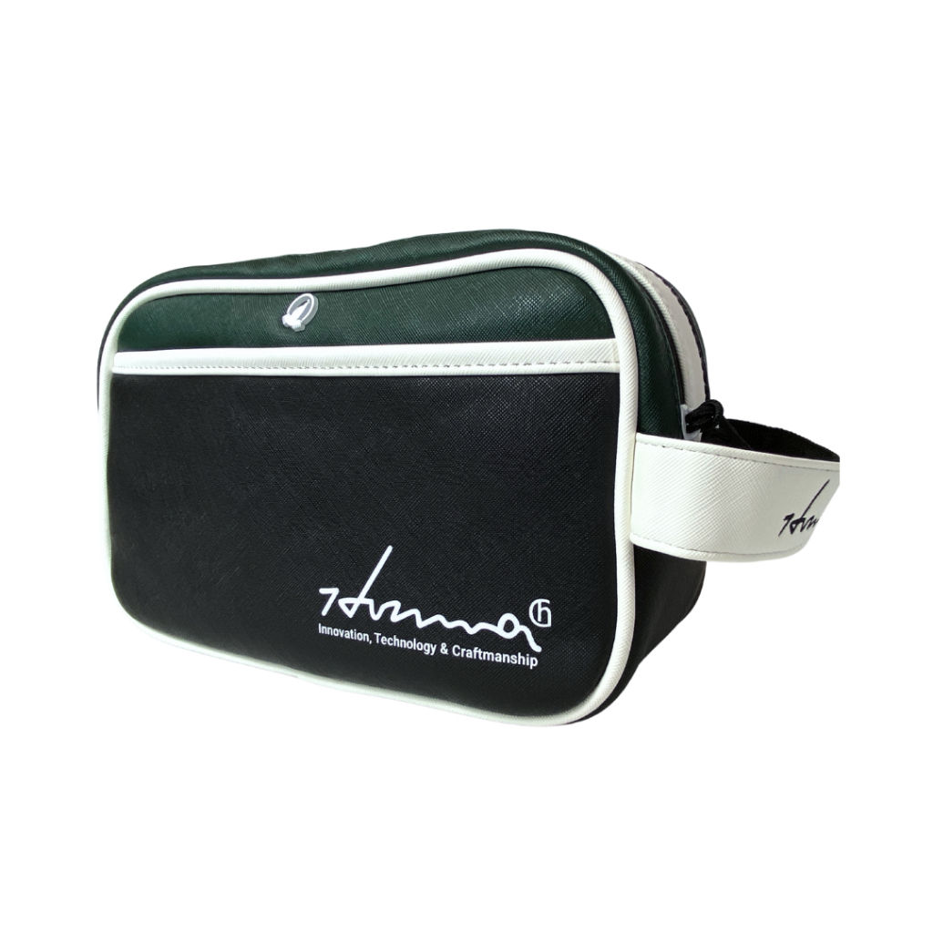 Túi Golf Da Cầm Tay Phối Màu Hoạ Tiết - Pouch Bag