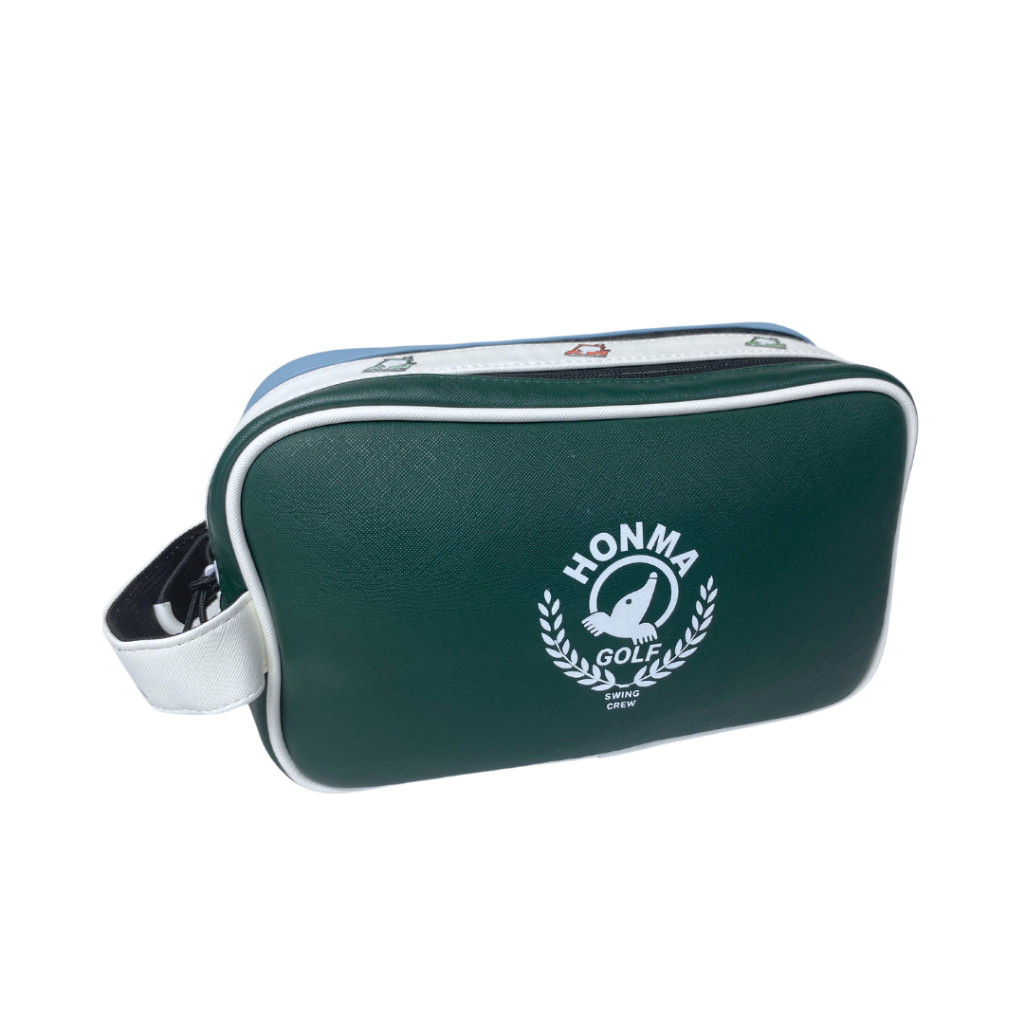 Túi Golf Da Cầm Tay Phối Màu Hoạ Tiết - Pouch Bag