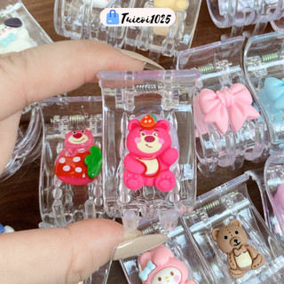 Kẹp tóc càng cua 5 răng kẹp tóc càng cua đính icon hình cute