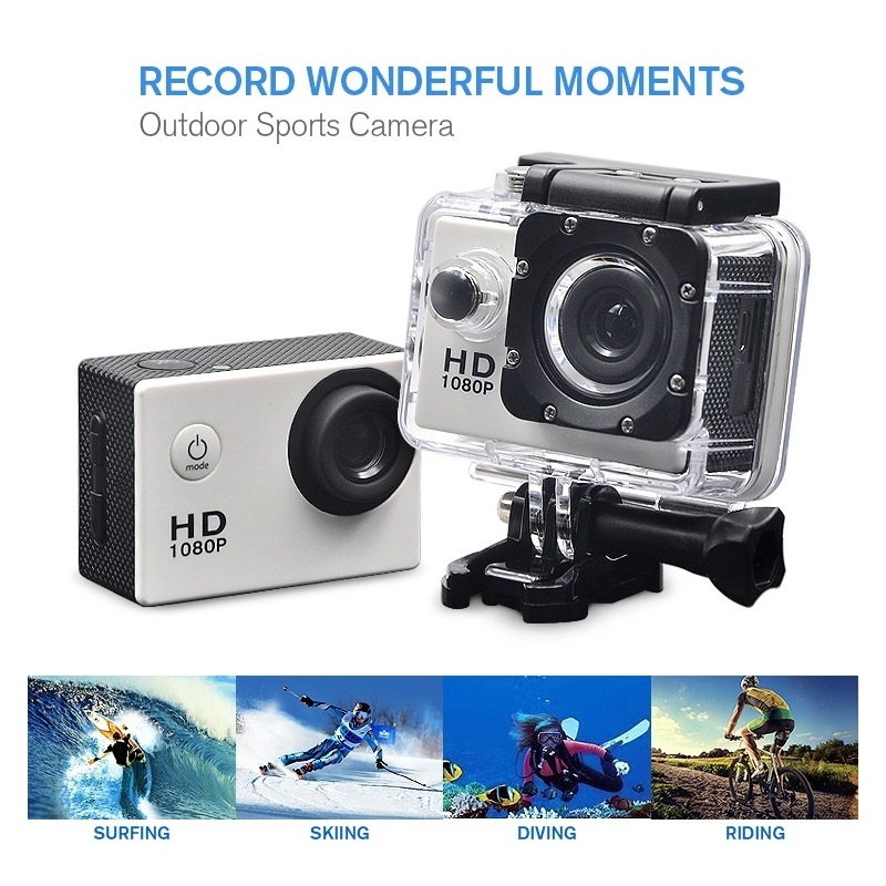 Camera hành trình Sport 4K UltraHD HD 1080p chống rung máy ảnh dưới nước máy ảnh có thể thao tác ngoài trờ