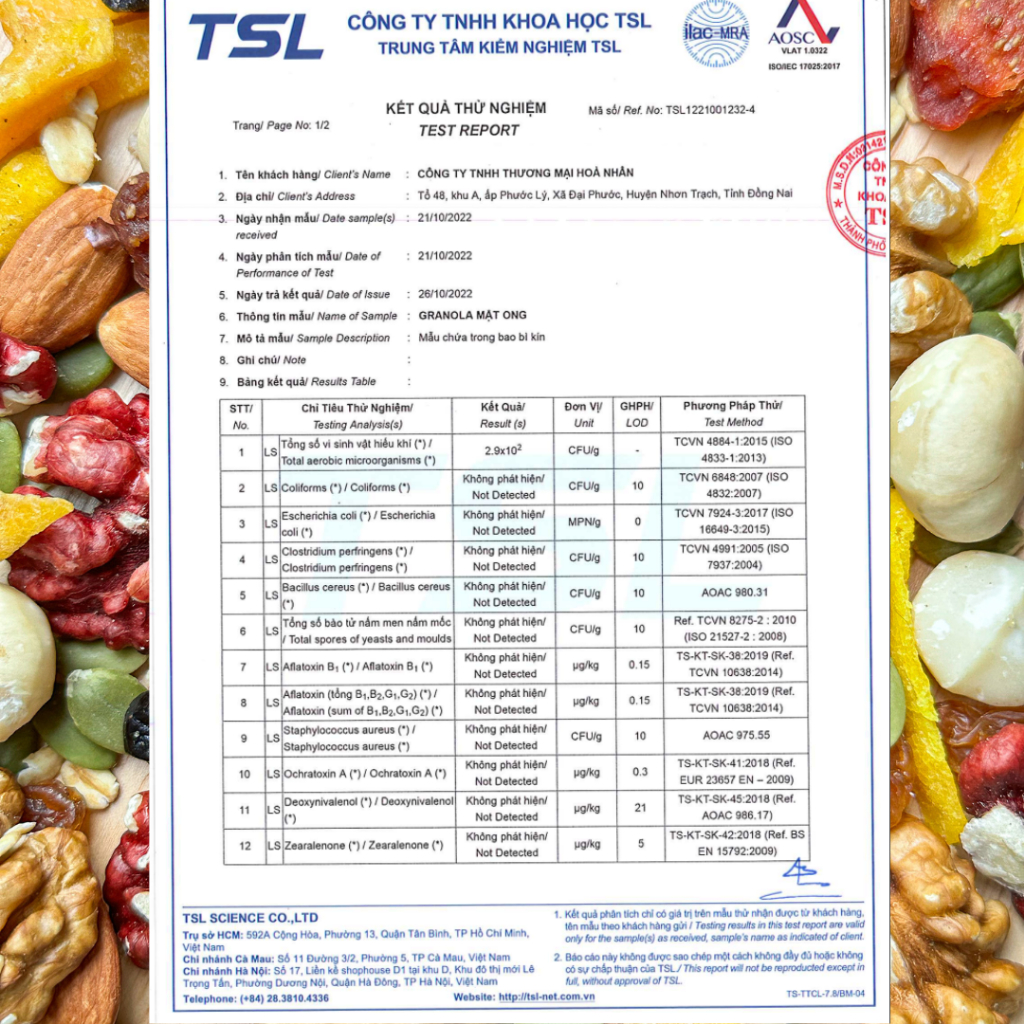 Granola Siêu Hạt Vị Nguyên Bản OHOO FOODS 250g/500g - Hạt Ngũ Cốc Dinh Dưỡng, Ăn Vặt Healthy