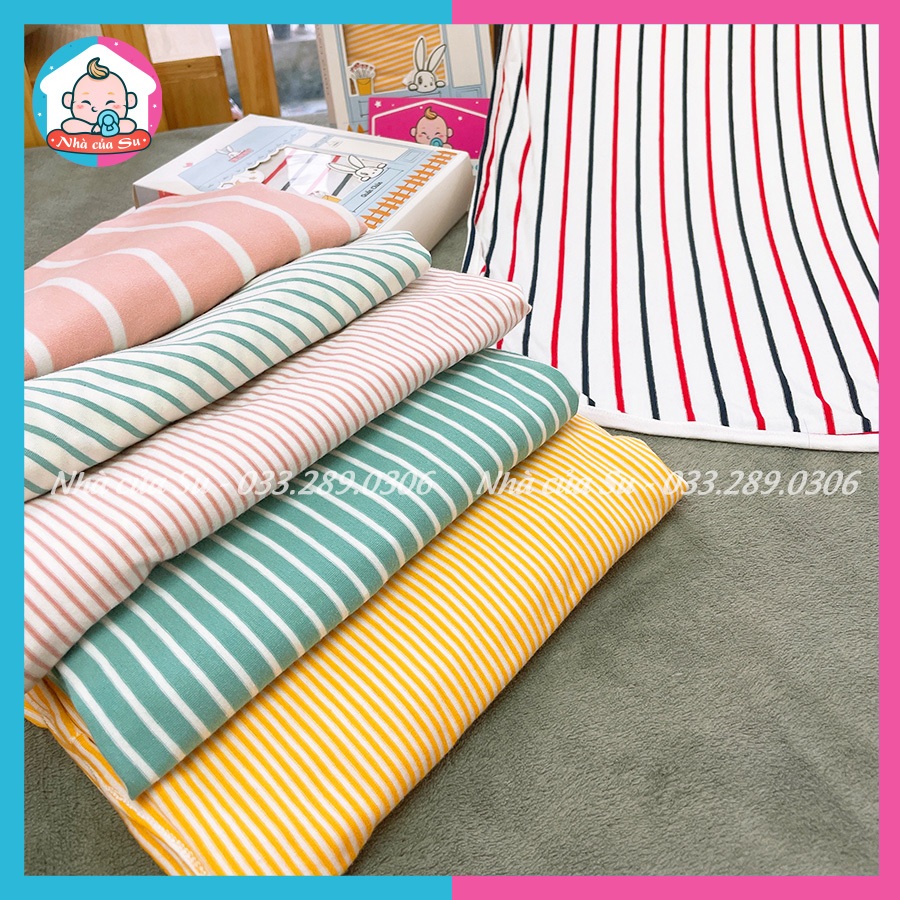 Quấn chũn Bunny co dãn 4 chiều giúp bé ngủ ngon, Khăn cuốn nhộng bé sơ sinh cao cấp Nhà của Su