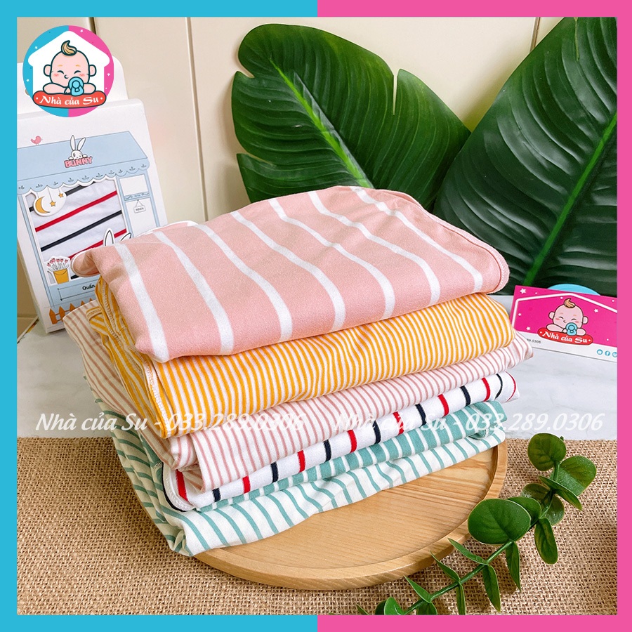 Quấn chũn Bunny co dãn 4 chiều giúp bé ngủ ngon, Khăn cuốn nhộng bé sơ sinh cao cấp Nhà của Su