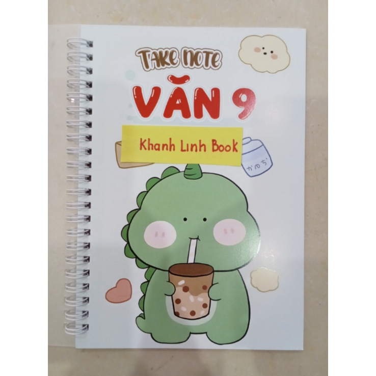 Sách - Combo takenote văn + toán + vật lý + tiếng anh + hóa lớp 9