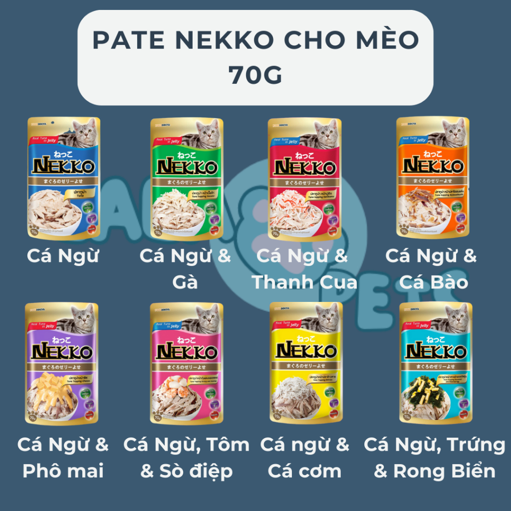 Pate Nekko 70g cho Boss Meow
