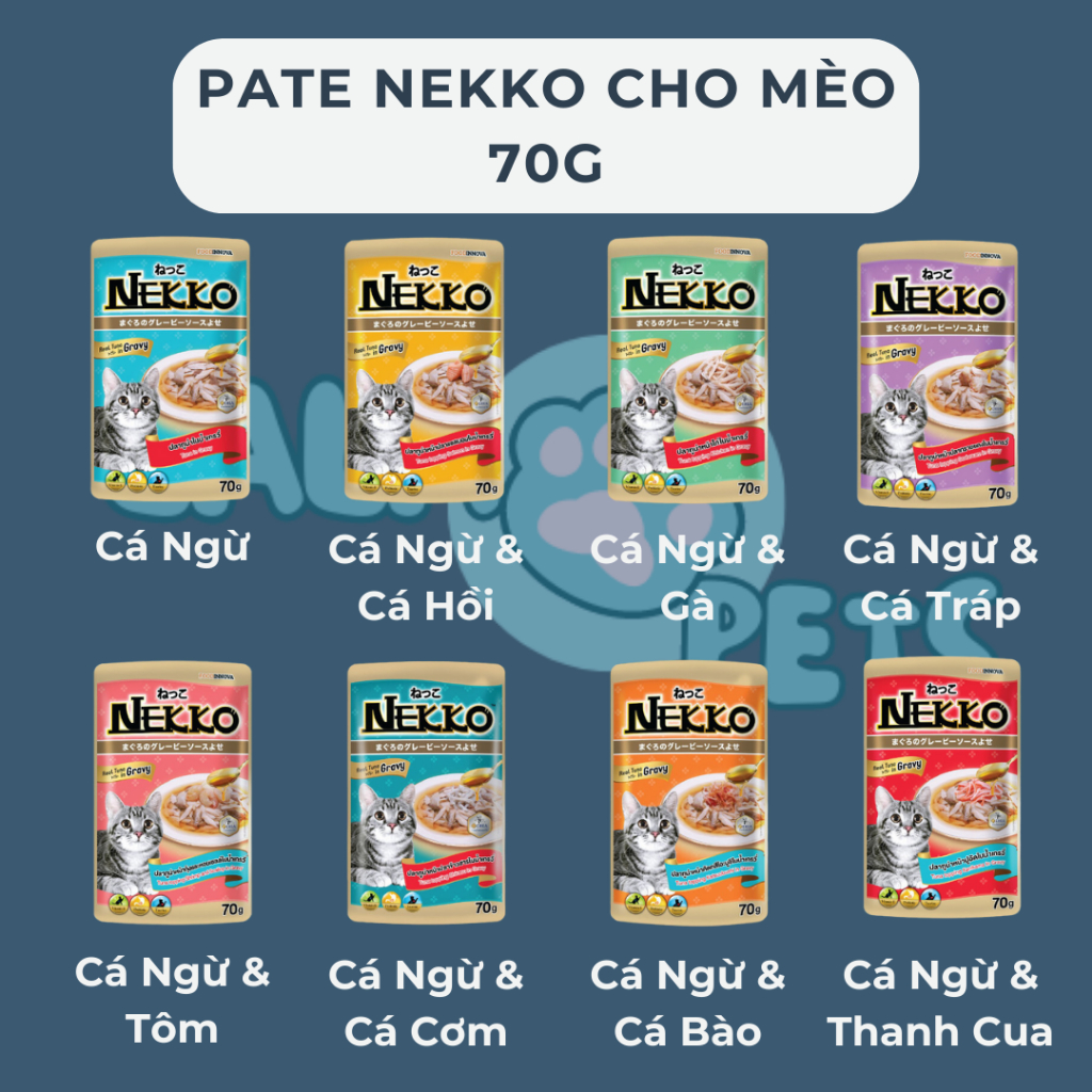 Pate Nekko 70g cho Boss Meow