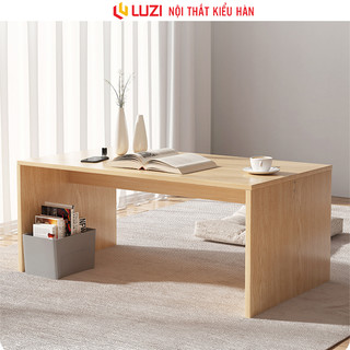 Bàn trà ngồi bệt đa năng decor kiểu hàn gỗ mdf phủ melamin Luzi - GP147