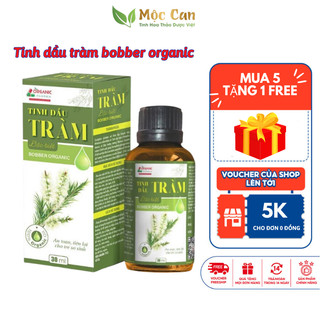 Tinh dầu tràm nguyên chất Bobber, Tinh dầu tràm nguyên chất chống muỗi, giảm mẩn ngứa, cảm cúm cho bé, Chai 30ml
