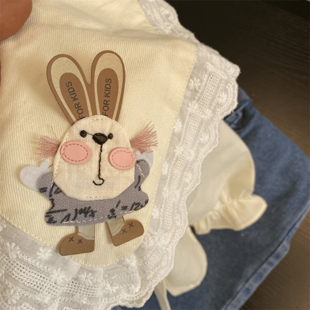 TT274  Áo sơ mi và quần jean thỏ cho bé - MOMCARE Fashion