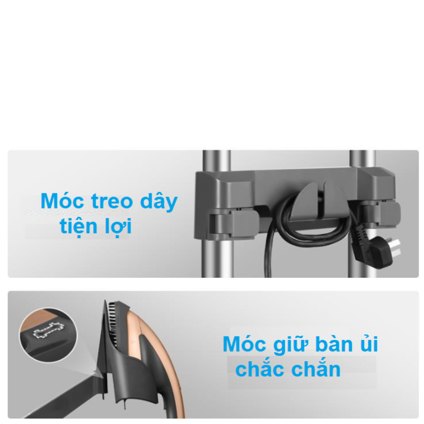 Bàn là, bàn ủi hơi nước dạng đứng chuyên nghiệp thương hiệu Pháp Supor EGU-Y208A - Công suất 2000W