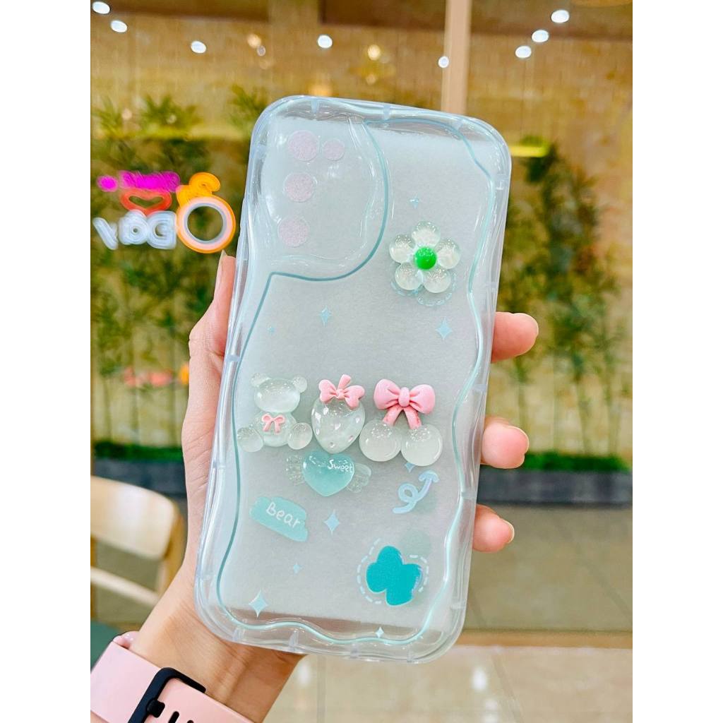 Ốp Điện Thoại Oppo A57 A7 A16 A17 A58 A38 A78 A17k A5s A92 A9 A5 A74 A95 A57 A15 A12 A54 A3s A5 - mẫu Charm Ngọc